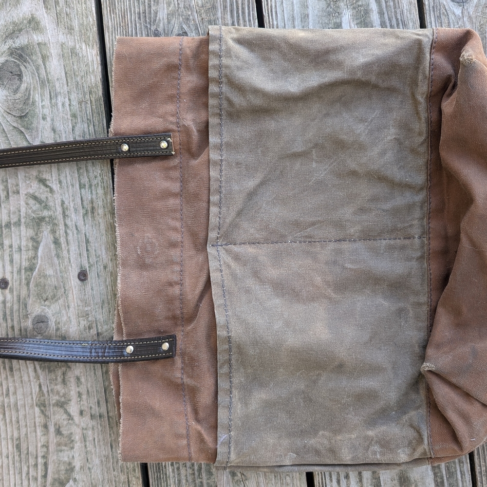Brown Canvas Tote Bag - Picture 2 of 3